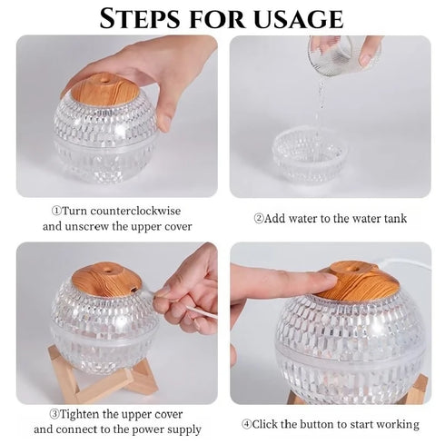 Small Silent Heavy Mist Air Humidifier